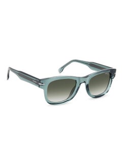 Carrera Men's UV Protection Rectangular Shape Acetate Sunglasses CARRERA 330/S GREEN 42 - Lens Size: 42.1 Mm - Teal  - Image 2