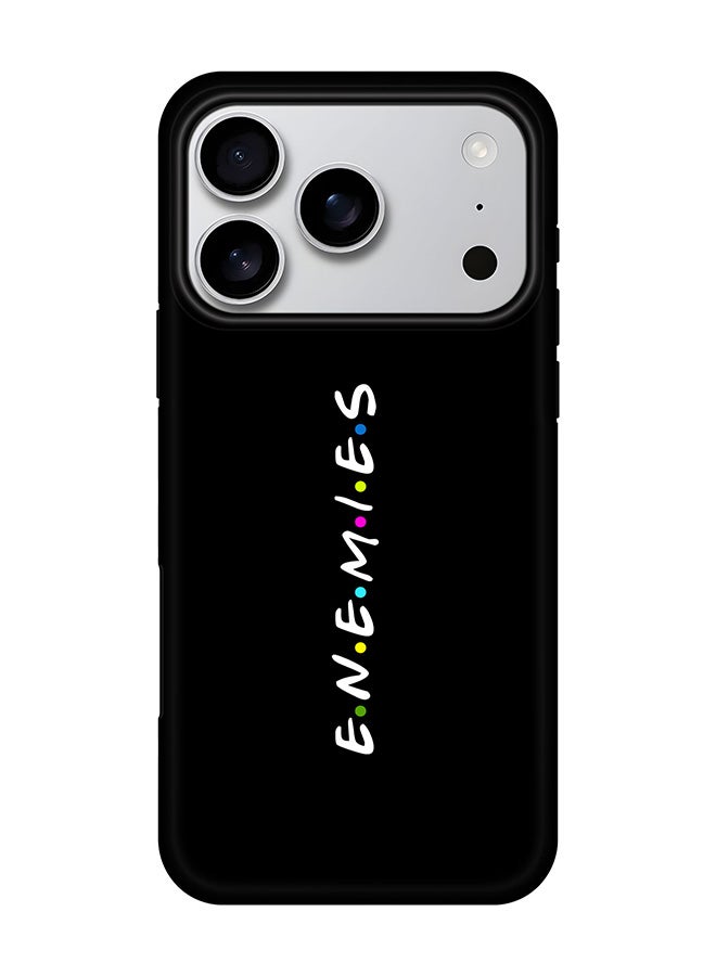 Stylizedd Tough Pro Magnetic Case for iPhone 17 Pro, Dual Layer hybrid PC + TPU Mobile Cover Matte - Enemies
