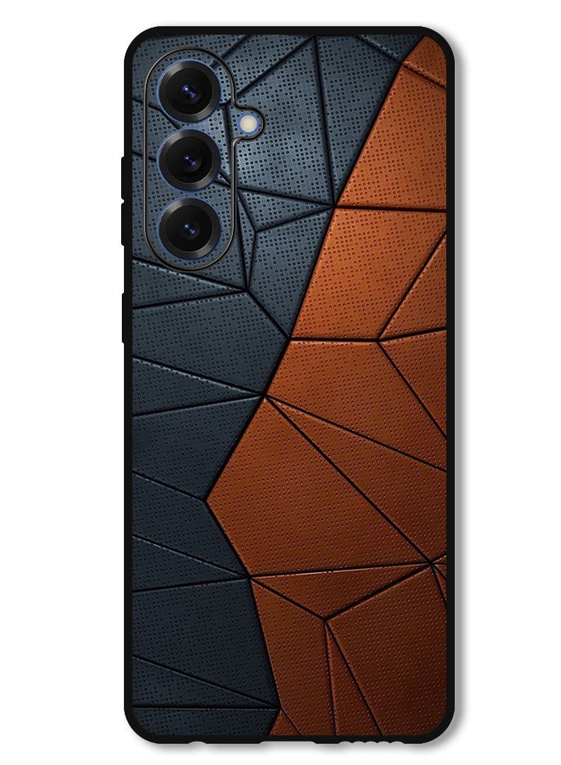 Theodor Protective Case Anti Scratch Shock Proof Bumper Cover For Samsung Galaxy S25 Plus Black Brown Pattern - Image 1