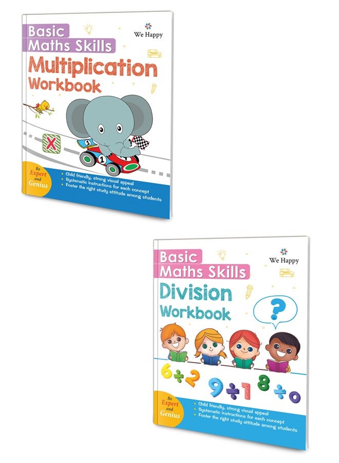 وي هابي طقم مكون من قطعتين - مهارات الرياضيات الأساسية: الضرب والقسمة للتعلم الإبداعي والتطوير التعليمي المبكر - Image 1