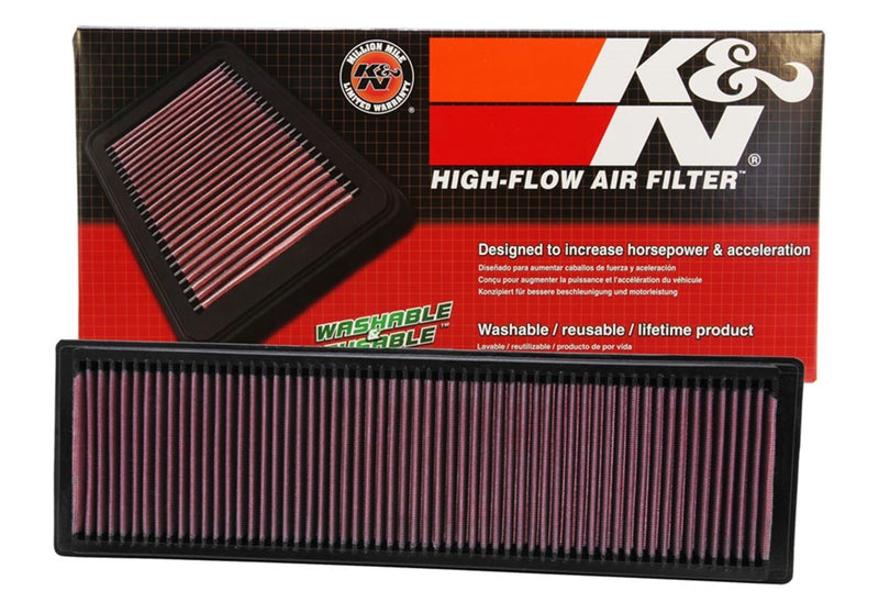 KN HighFlow Original Lifetime Engine Air Filter Increase Power Premium Washable Compatible with 20062017 Volkswagen Beetle Golf Jetta Passat 332331