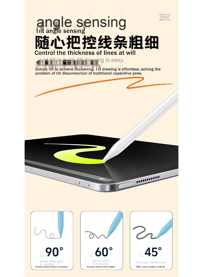 Capacitive Touch Stylus Pen for Android & iOS, Universal Compatible iPad Pencil, Drawing & Writing Touchscreen Pen - Image 4