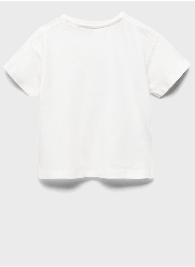 MANGO - Kids Graphic T-Shirt - Image 1