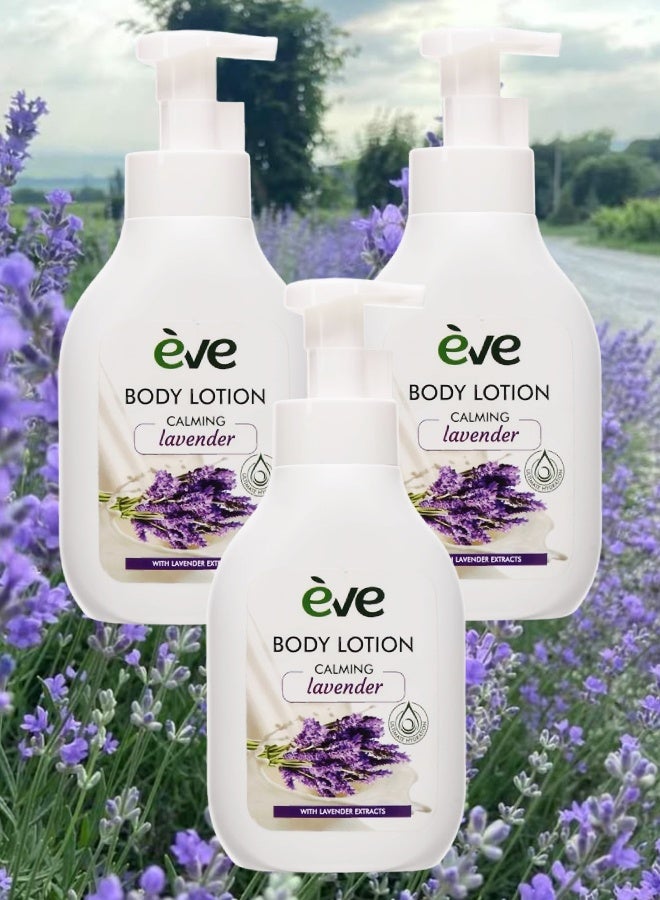 Eve 3 Pieces Calming Lavender Body Lotion 16.90 oz - Image 1