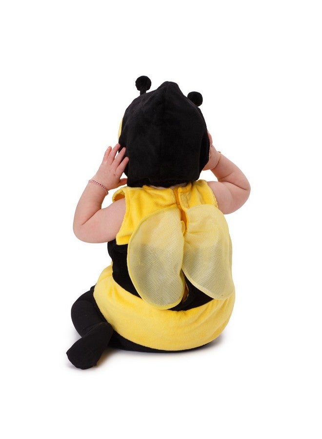 Dress Up America Dress Up America Bee Costume - Toddler Fuzzy Bee Halloween Costume & Outfit for Kids  - Image 2