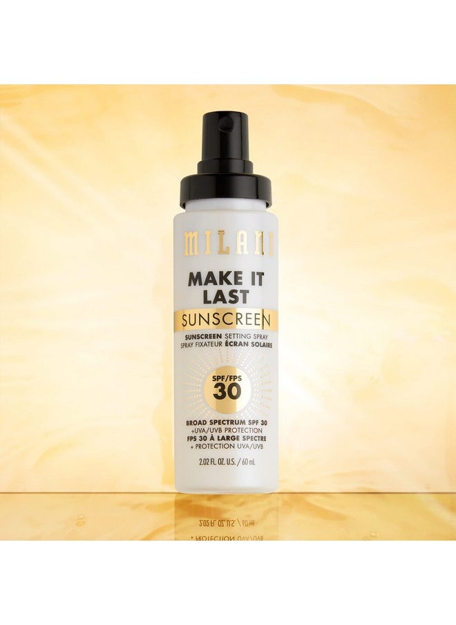 MILANI - Make It Last Sunscreen Sunscreen Setting Spray With Spf 30 Makeup Primer And Setting Spray With Spf30 Sunscreen Long Lasting Makeup Finishing Spray 2 Pack - Image 1