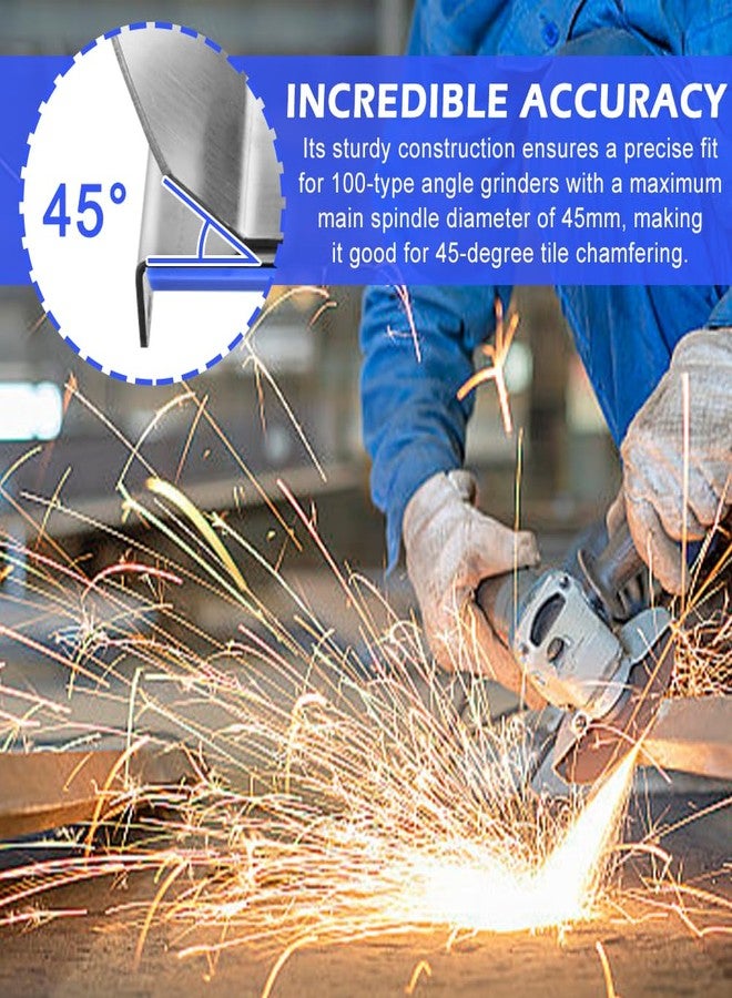 BNYTXV Angle Grinder Stand, Ceramic Tile Chamfer Cutting Tool, 45 Degree Tile Chamfering Tool For 100 Type Angle Grinder, Special Cutting Bracket Angle Grinder Holder - Image 4