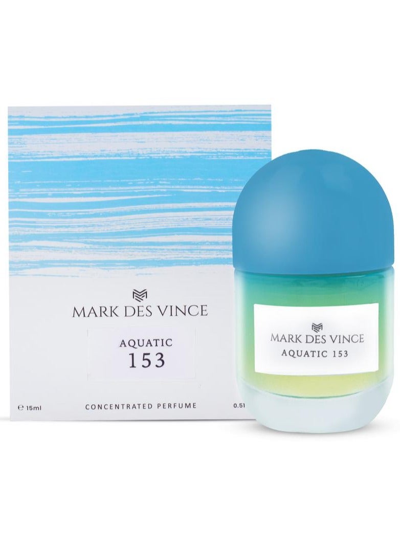 MARK DES VINCE مارك ديس فينس عطر أكواتيك 153 مركز 15 مل - Image 2