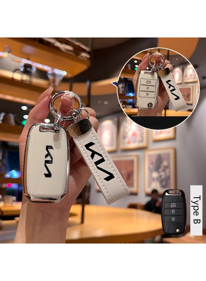 KIA High end car key protection case suitable for Kia K3 Intelligent Run K5/k2/kx3/k4/kx5 Furuidi Lion Platinum Tuojie Yi Run Huan Chi car key shell case - Image 1