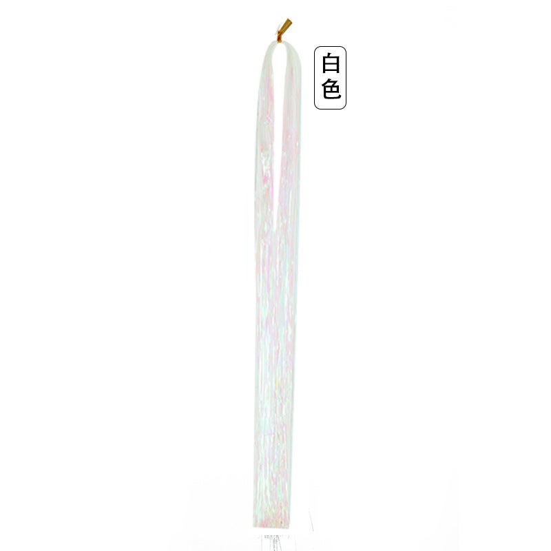 Generic Fashionable Glitter Weaves Q15 White 