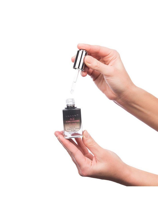 Vasanti Age Is Only A Number Elixir Antiaging Treatment Serum Helps Fight Wrinkles Dullness And Skin Hydration Parabenfree Veganfriendly - Image 2