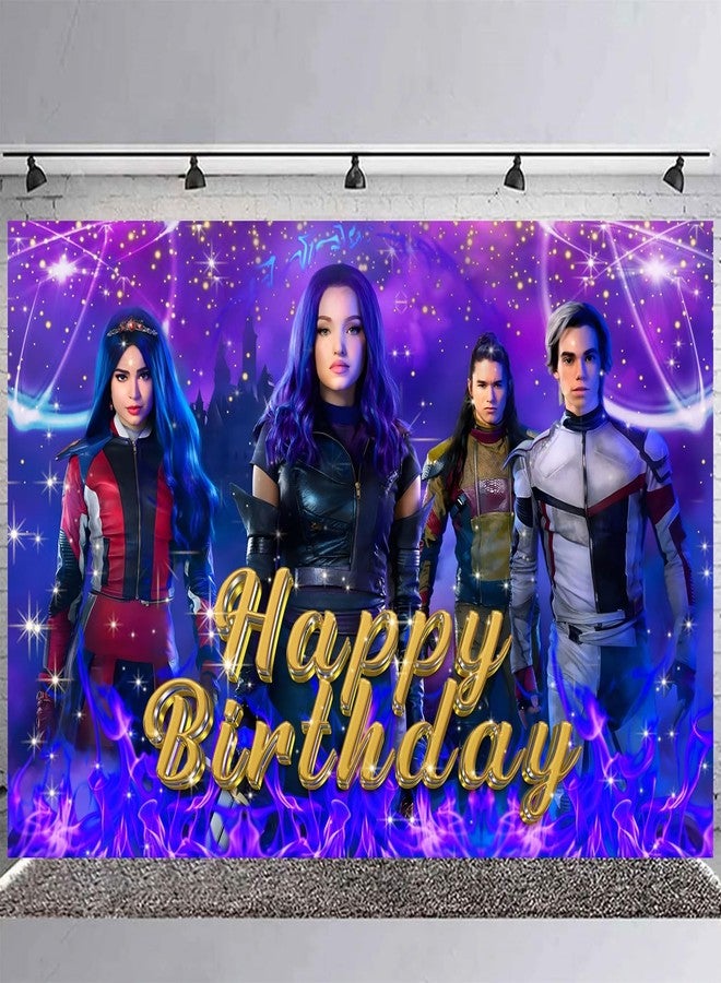 karg Party Supplies5x3FT,Cartoon Backdrop,Movie Theme Happy Birthday Party Banner for Boys and Girls Movie Party Decoration - Image 4