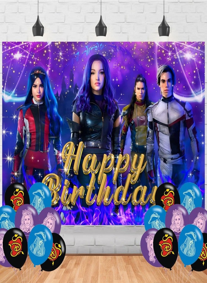 karg Party Supplies5x3FT,Cartoon Backdrop,Movie Theme Happy Birthday Party Banner for Boys and Girls Movie Party Decoration - Image 2