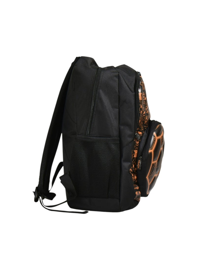 Track School Backpack AS025 | 18 Inch Football Design Backpack with Pencil Case | Lightweight Kids School Bag - Image 2