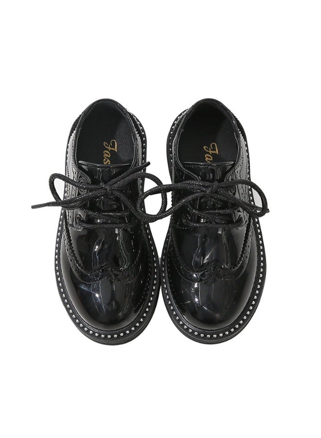 Shougu New Boys' Leather Shoes 