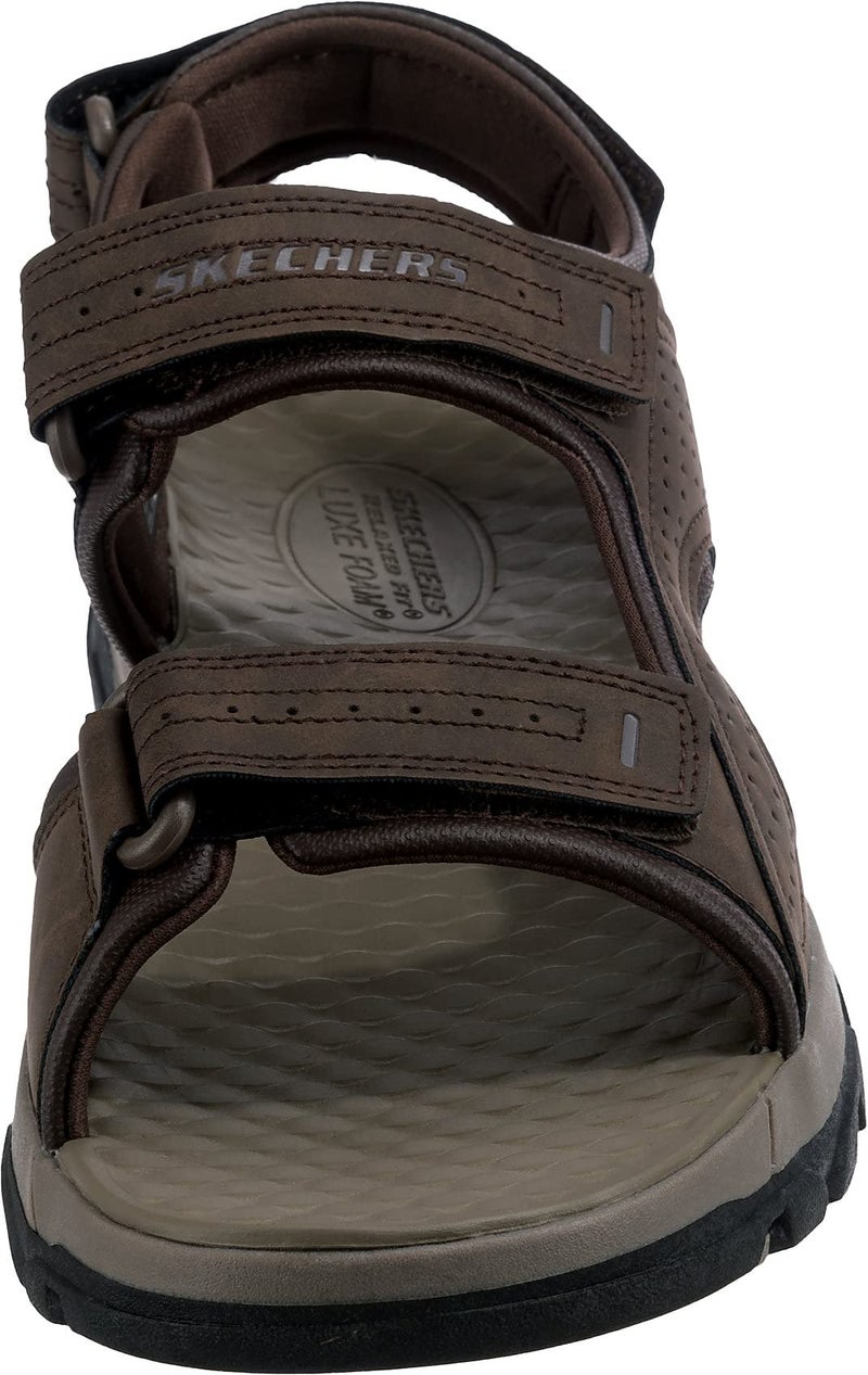 SKECHERS صندل مائي مفتوح من سكيشرز للرجال، شوكولاتة، 11 - Image 3