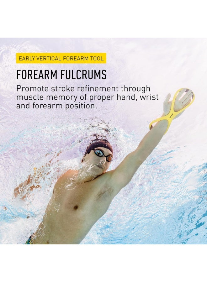 FINIS Forearm Fulcrum Swim Trainer - Promotes Early Vertical Forearm Position - Improves Stroke Technique - Adults - Image 2
