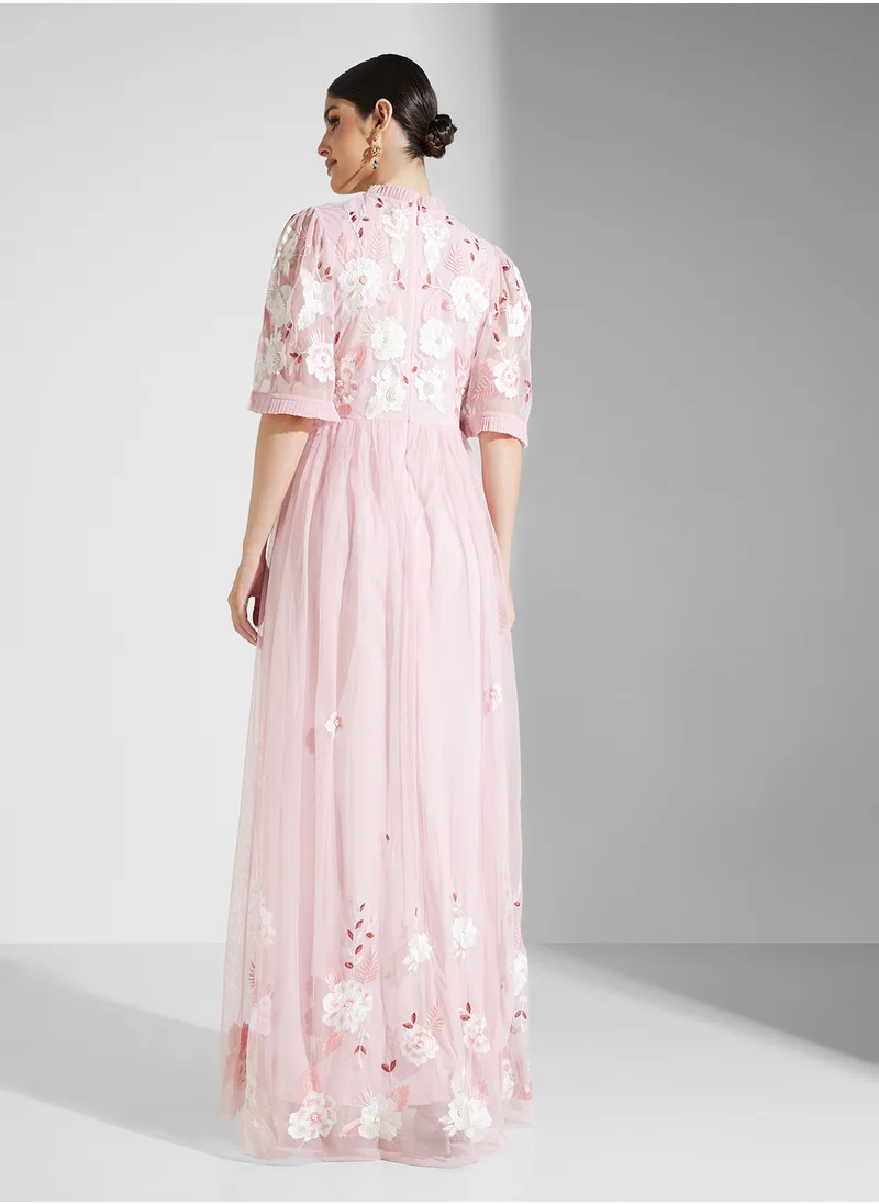 فروك اند فرل Embellished V-Neck Dress