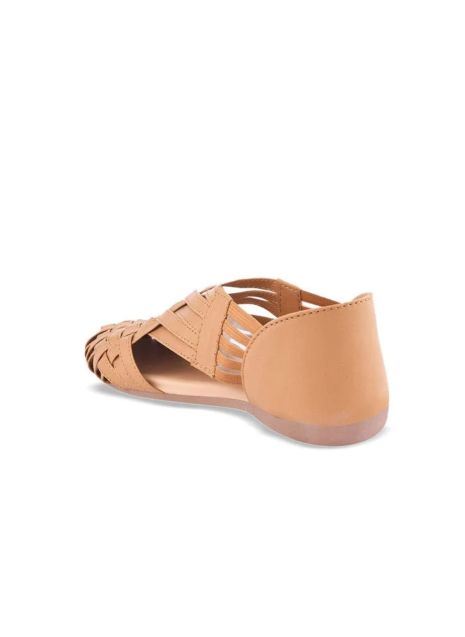 شوتوبيا Shoetopia Women's  Woven Ballerina Flats – Ethnic Style Comfortable Slip-On Juttis with Closed Toe for Casual & Festive -