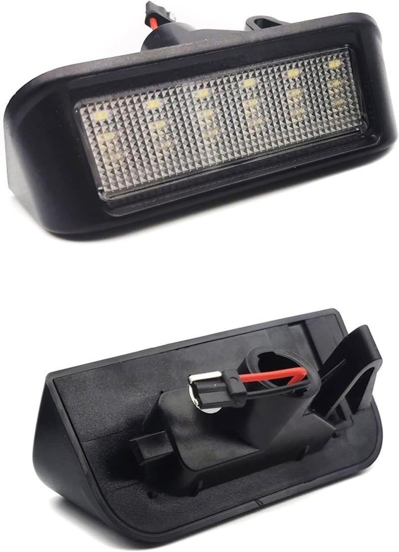 DEMULAX White LED License Plate Light for Peugeot - Image 1