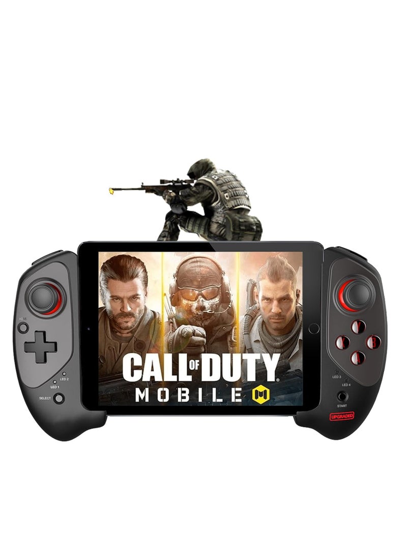 Barakah Gaming Controller for iPad/iPad Mini/iPad Air, iPhone 14/13/12/11, iOS, Tablet Android Gamepad Samsung Galaxy Tab, Huawei MatePad, Yoga Tab[Within 5-11 inch] PC Game Joystick COD, Steam, Black - Image 1