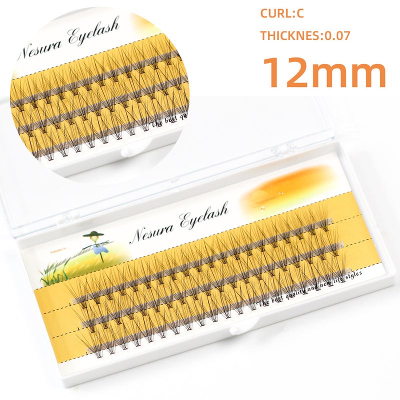 Generic 10D-40D Faux Eyelashes Natural Thick Extension 0.07/10D 