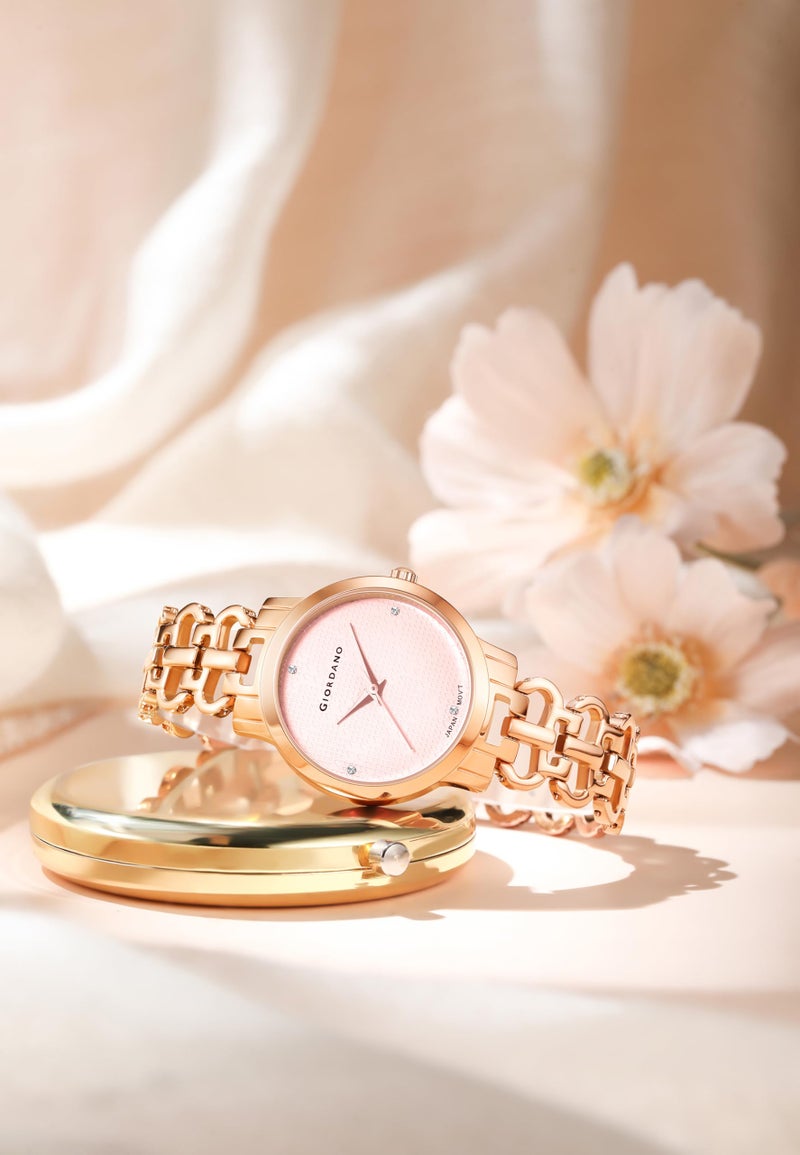 Giordano Fashionista Collection Analog Watch for Women with Classy Dial, Bracelet Strap and Stylish & Elegant Design - Image 3