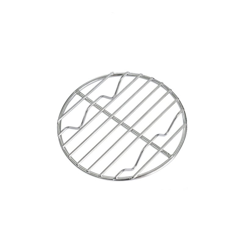camping moon CAMPINGMOON Ï†4.9-inch Round Stainless Steel Cooking Grid Grill Fits for Backpacking Pocket Stove W13 - Image 1