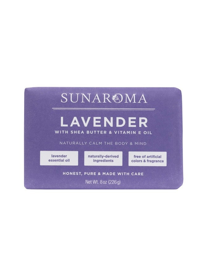 Sunaroma Lavender W/Shea Butter & Vitamin E Oil Soap (Pack of 1) - Image 1