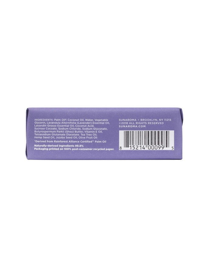 Sunaroma Lavender W/Shea Butter & Vitamin E Oil Soap (Pack of 1) - Image 3