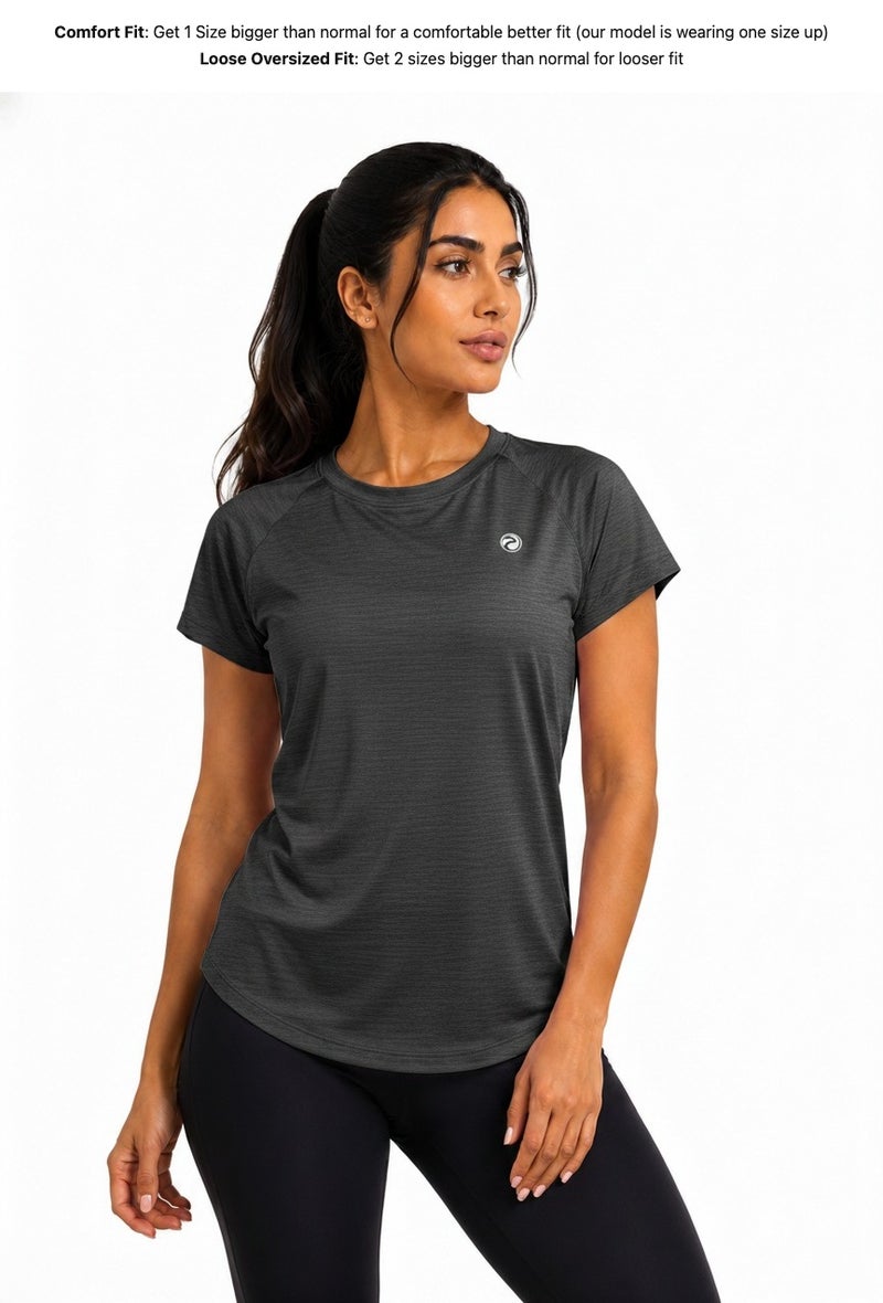 بريما إيس نسائي T-Shirt عشاق الجيم بريميوم Black - Image 3