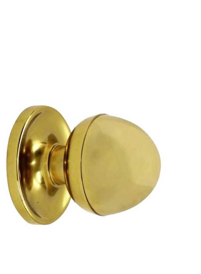 Gold color metal apartment door handle that does not fade with a gold chain bolt  - Image 1
