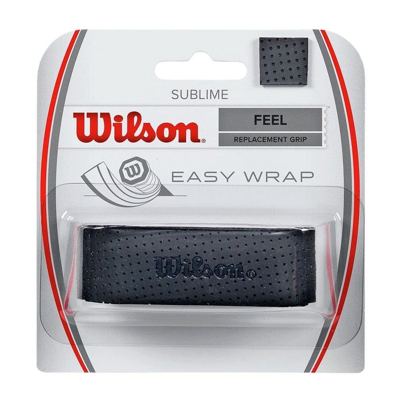 Wilson مقبض مضرب التنس ويليسون سبلايم، أسود، WRZ4202BK
