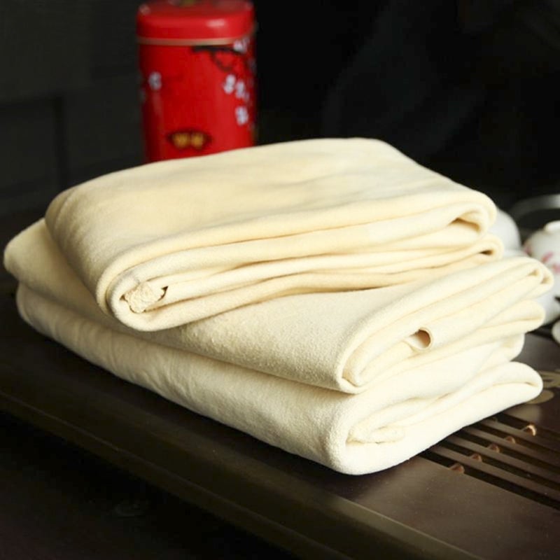 River Lake (2 Pack) Car Cleaning Natural Chamois Cloth,Leather Auto Car Wash Drying Towel, for Car Vehicle Cleaning Accessories,(18" x25'' 2-Pack) - Image 2