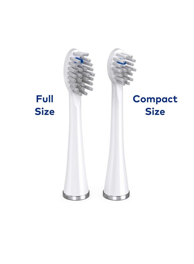 Waterpik Full Size Replacement Brush Heads for Sonic-Fusion Flossing Toothbrush SFFB-2EW, 2 Count White - Image 3