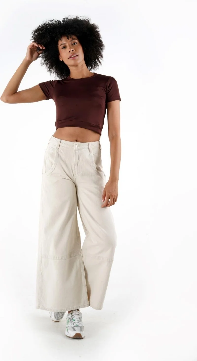 Alexander Gardi Crew Neck Crop T-Shirt (B24-326A)