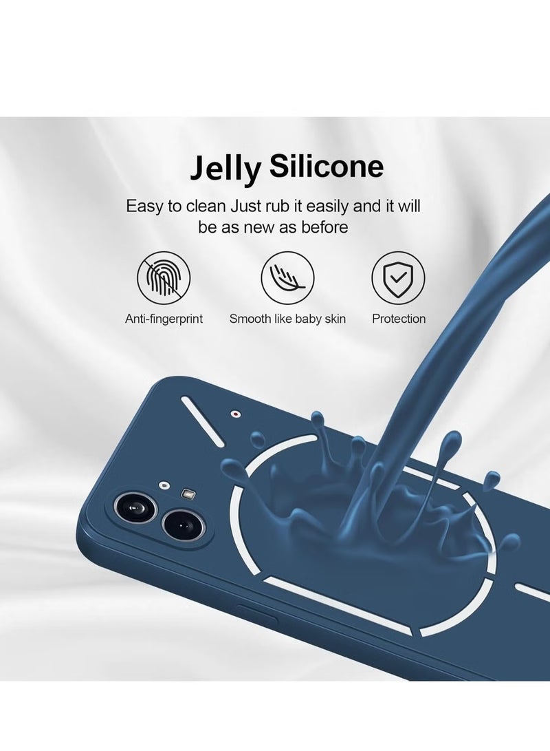 JAJEEK Case Compatible with Nothing Phone 1 6.55 inch, Liquid Jelly Silicone Nothing Phone 1 Cover, Anti Scratch Flexible Shockproof Protective Case for Nothing Phone 1 - Premium, Durable, and Stylish Protection - Image 3
