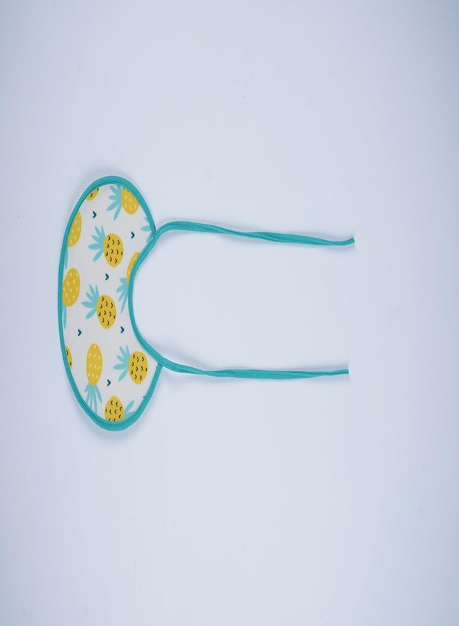 Happy Matty مرايل وأغطية تجشؤ للأطفال من هابي ماتي، سريعة الجفاف وقابلة للغسل، متعددة الألوان، مناسبة للأطفال من عمر 0-3 سنوات (صغيرة) (أناناس). - Image 5