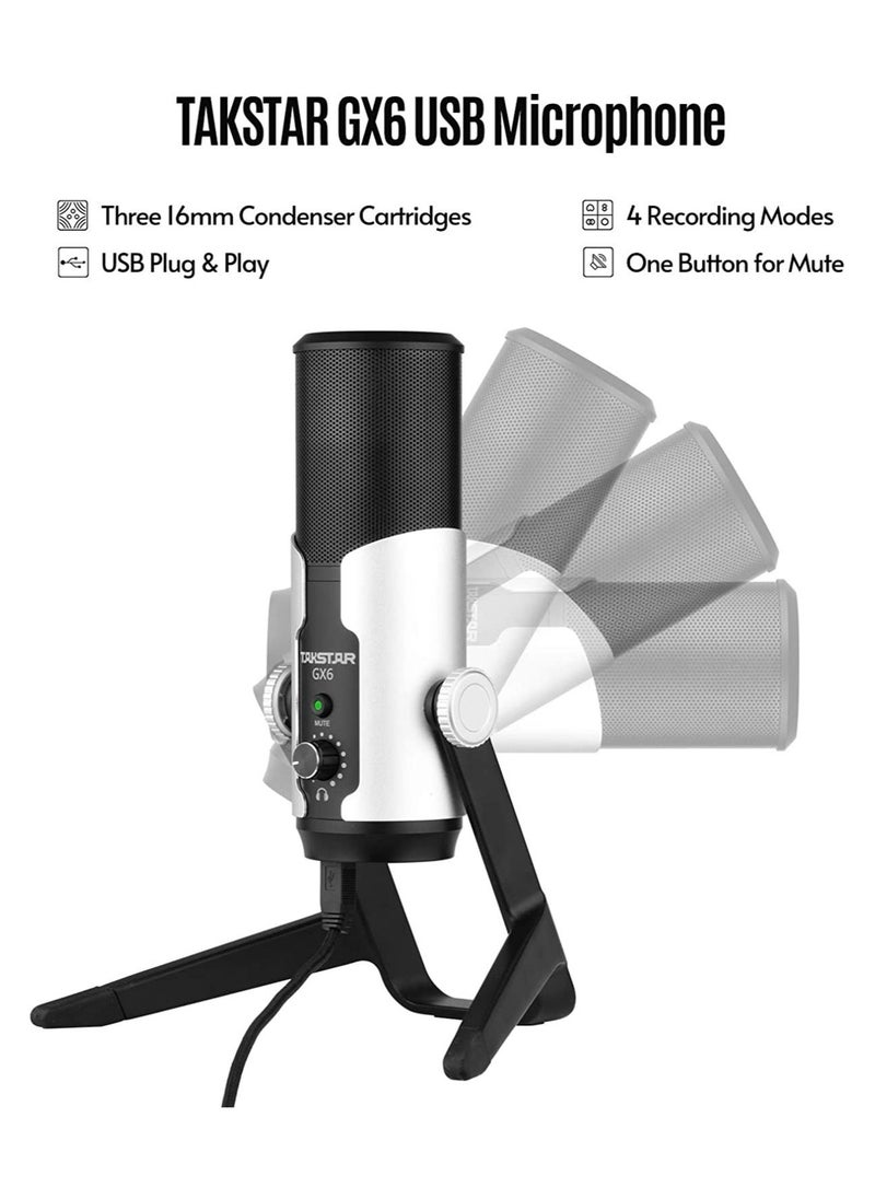 USB Desktop Stereo Digital Condenser Mic with Shock Mount - pzsku/Z5501AB68B9647BE91ED6Z/45/_/1627575929/6488fad5-66e7-4b9f-9779-53ba18ff9347