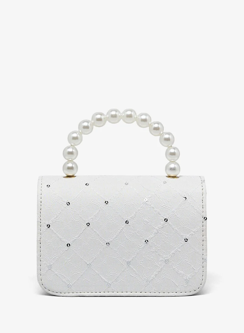 أر أند بي Charm Detail Top Handle Bag