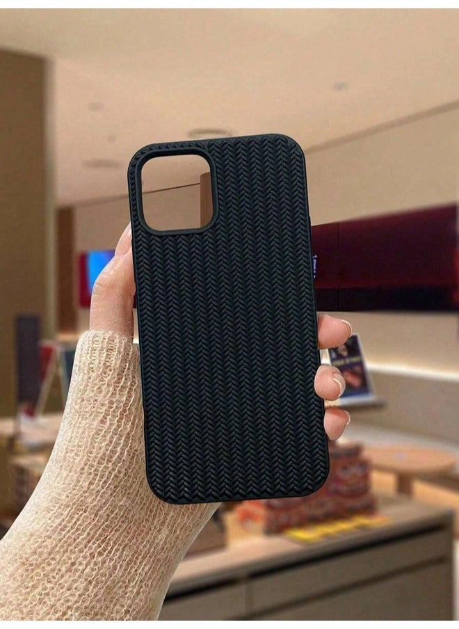 ShebSheb - Soft TPU 3D Braided Fabric Phone Case for iPhone 15 - Image 1