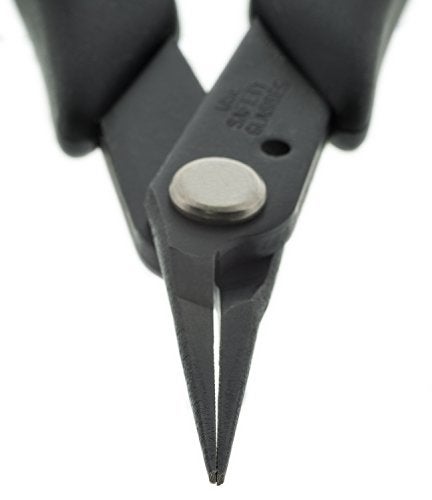 Xuron - 450SAS Tweezer Nose Pliers - Serrated, ESD Safe Grips - Image 3