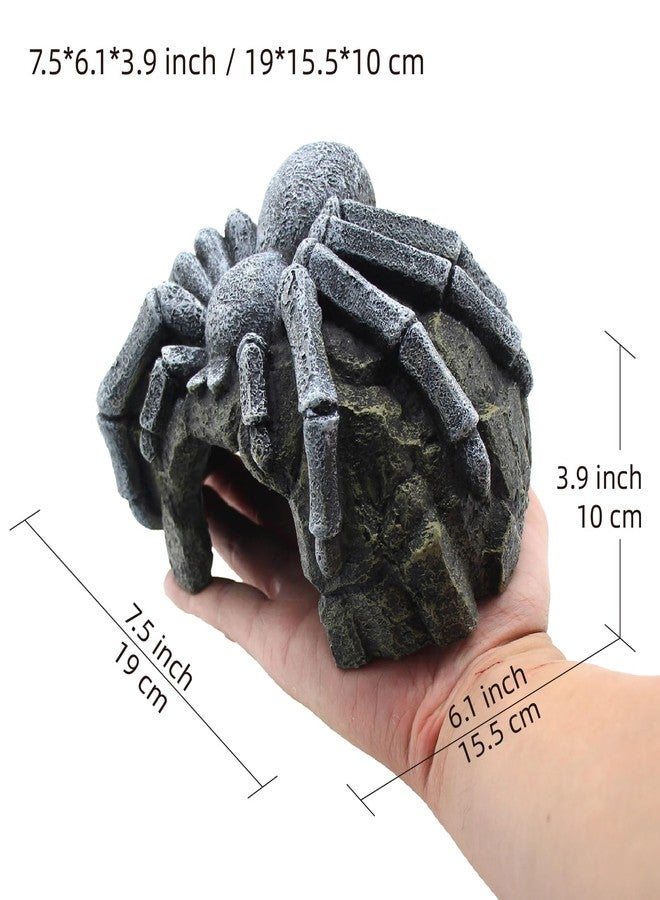 relaqcc Reptile Rock Cave Hideouts Terrarium Habitat Decor Gecko Tank Accessories for Fish, Reptiles, Amphibians,Frogs, Snakes,Lizards,Shrimps, Spiders and Small Animals Crab - Image 2