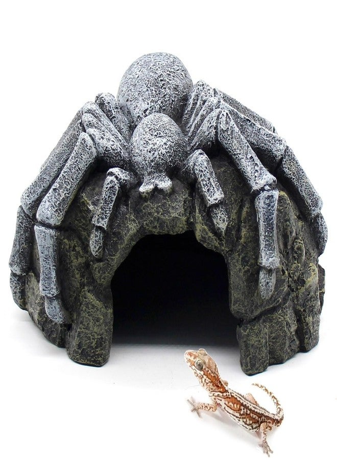relaqcc Reptile Rock Cave Hideouts Terrarium Habitat Decor Gecko Tank Accessories for Fish, Reptiles, Amphibians,Frogs, Snakes,Lizards,Shrimps, Spiders and Small Animals Crab - Image 1