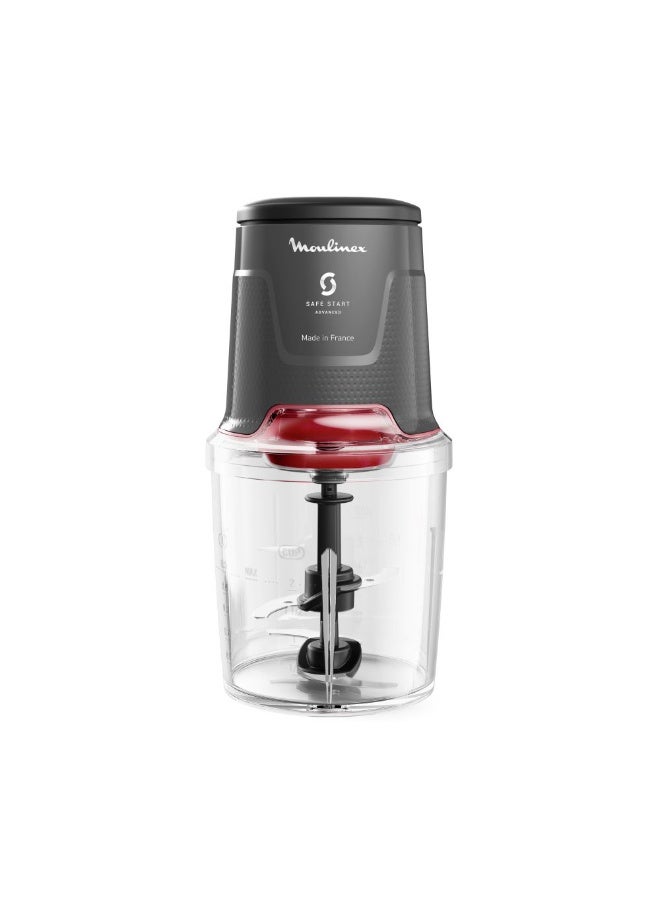Moulinex Easy Press Chopper, 4 Blades , 500ML Capacity, Made in France - AT740HF1 - Image 3