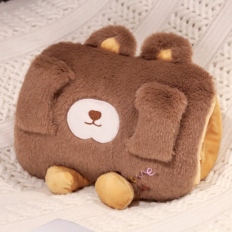 Plush Rechargeable Hand Warmer CuteNational standard bear hot water bag National standard bear hot water bag 