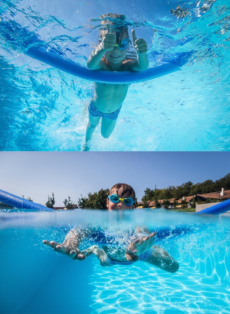 ISHWAZ 8 Pieces Of Floating Swim Noodles for Kids and Adults With Strong Floating and Supporting Power, Used For Swimming, For Water Sports and Games, For Swimming Training and Learning, For Water Relaxation - Image 3