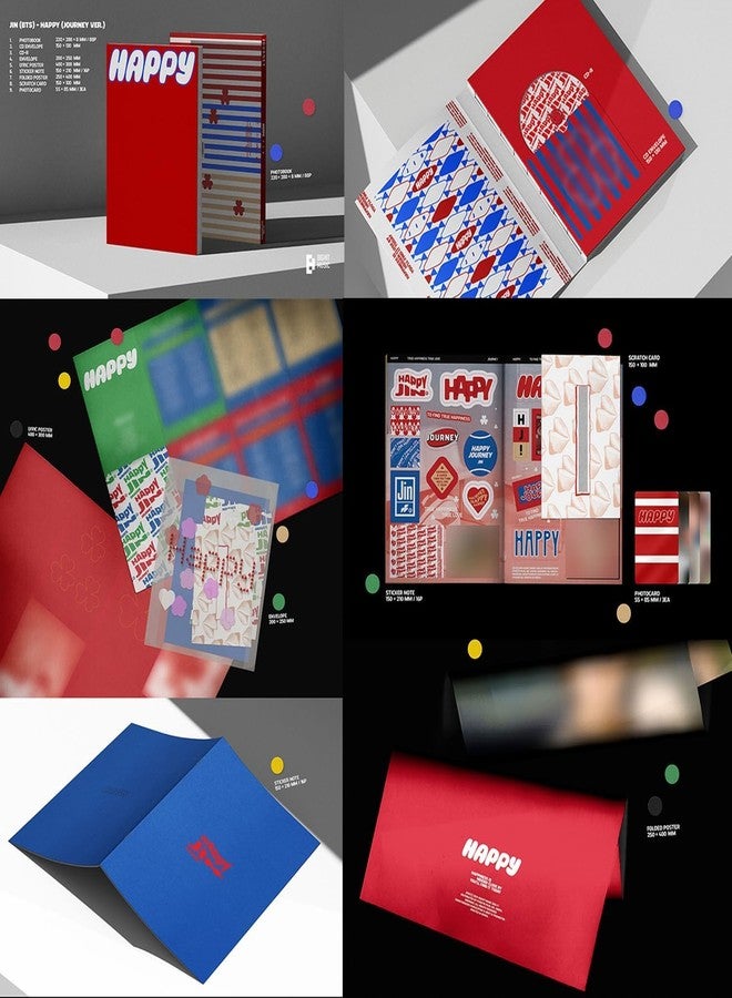 كير فليكشن Careflection BTS JIN Happy - ألبوم منفرد (نسخة الرحلة) - Image 2