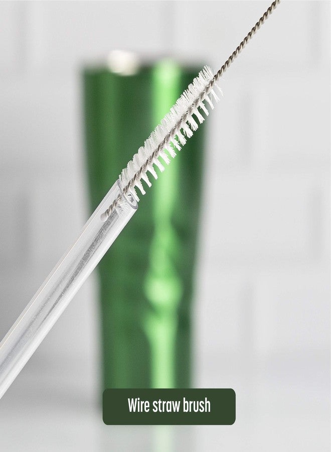 Goodful Reusable Bottle and Straw Cleaning 2-Piece Brush Set, Scratch Free Silicone Bottle Cleaner and Bristle Wire Straw Cleaner, Dishwasher Safe, Gray - Image 5