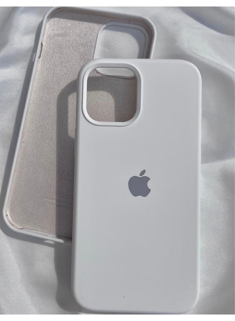 Silicone Case for iPhone 11 Pro Max – Soft-Touch Shockproof Slim Protective Cover with Soft Inner Lining, Camera Protection & Anti-Slip Grip -White - Image 3
